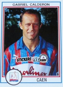 Cromo Gabriel Calderon - FOOT 1992-1993 - Panini