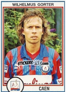 Figurina Wilhelmus Gorter - FOOT 1992-1993 - Panini