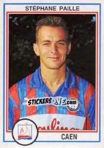 Sticker Stephane Paille - FOOT 1992-1993 n. 38 - Panini