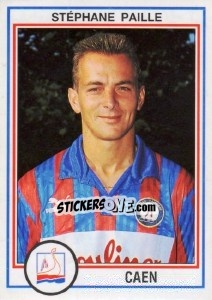 Figurina Stephane Paille - FOOT 1992-1993 - Panini