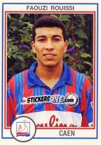 Sticker Faouzi Rouissi - FOOT 1992-1993 - Panini