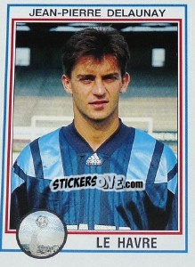 Figurina Jean-Pierre Delaunay - FOOT 1992-1993 n. 48 - Panini