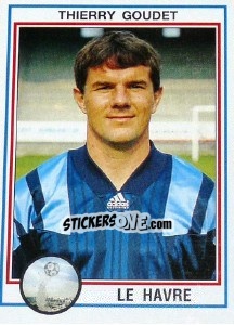 Figurina Thierry Goudet - FOOT 1992-1993 n. 49 - Panini