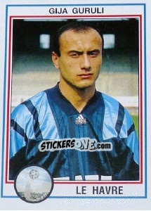 Sticker Gija Guruli - FOOT 1992-1993 - Panini
