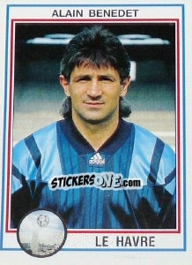 Cromo Alain Benedet - FOOT 1992-1993 - Panini