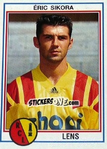 Sticker Eric Sikora - FOOT 1992-1993 n. 58 - Panini