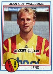 Sticker Jeab-Guy Wallemme - FOOT 1992-1993 - Panini