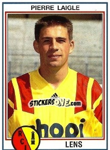 Sticker Pierre Laigle - FOOT 1992-1993 n. 63 - Panini