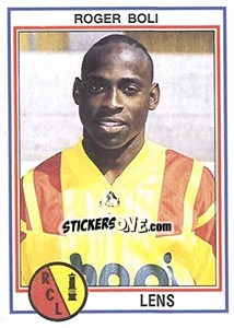 Sticker Roger Boli - FOOT 1992-1993 - Panini