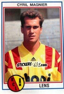 Cromo Cyril Magnier - FOOT 1992-1993 - Panini