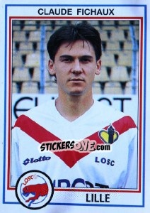 Sticker Claude Fichaux - FOOT 1992-1993 n. 73 - Panini