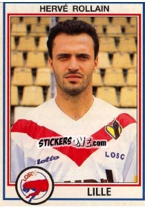 Cromo Herve Rollain - FOOT 1992-1993 - Panini