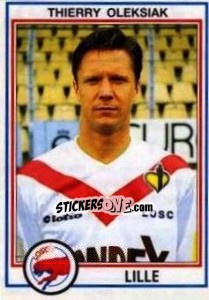 Figurina Thierry Oleksiak - FOOT 1992-1993 - Panini