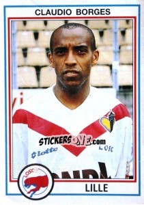 Sticker Claudio Borges - FOOT 1992-1993 - Panini