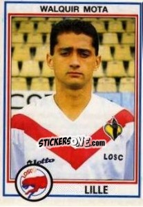 Sticker Walquir Mota - FOOT 1992-1993 n. 82 - Panini