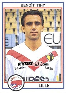 Sticker Benoit Tihy - FOOT 1992-1993 n. 83 - Panini