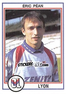 Figurina Eric Pean - FOOT 1992-1993 - Panini