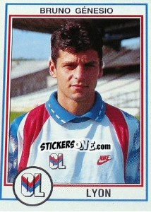 Sticker Bruno Genesio - FOOT 1992-1993 n. 90 - Panini