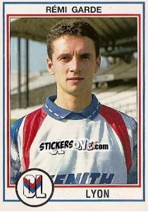 Figurina Remi Garde - FOOT 1992-1993 - Panini