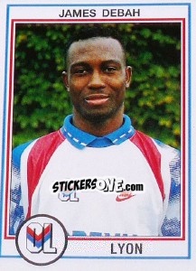 Cromo James Debah - FOOT 1992-1993 n. 94 - Panini