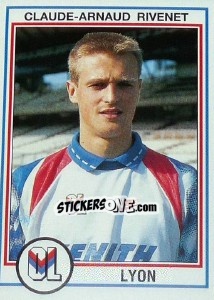 Sticker Claude-Arnaud Rivenet - FOOT 1992-1993 n. 96 - Panini