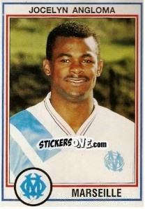 Cromo Jocelyn Angloma - FOOT 1992-1993 - Panini