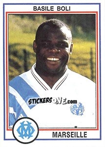 Sticker Basile Boli - FOOT 1992-1993 - Panini