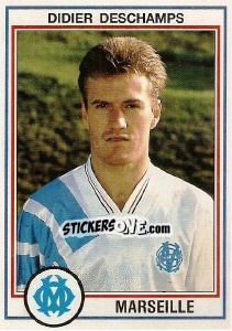 Sticker Didier Deschamps - FOOT 1992-1993 n. 105 - Panini