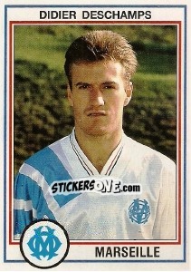 Cromo Didier Deschamps - FOOT 1992-1993 - Panini