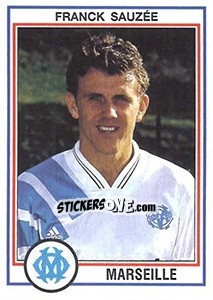 Sticker Franck Sauzee - FOOT 1992-1993 n. 106 - Panini
