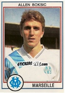 Sticker Allen Boksic - FOOT 1992-1993 n. 108 - Panini