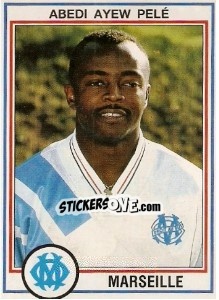 Sticker Abedi Ayew Pele - FOOT 1992-1993 - Panini