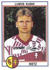 Sticker Lubos Kubik - FOOT 1992-1993 - Panini