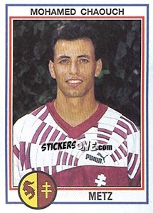 Sticker Mohamed Chauch - FOOT 1992-1993 n. 122 - Panini