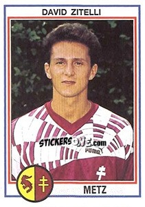 Sticker David Zitelli - FOOT 1992-1993 n. 123 - Panini