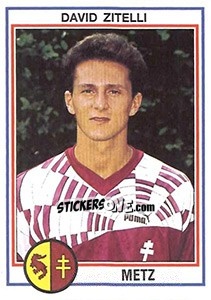 Sticker David Zitelli - FOOT 1992-1993 - Panini