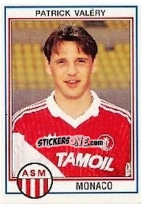 Sticker Patrick Valery - FOOT 1992-1993 - Panini