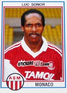 Sticker Luc Sonor - FOOT 1992-1993 - Panini