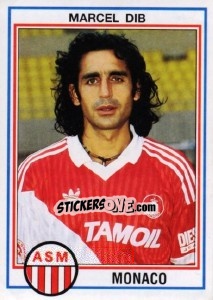 Figurina Marcel Dib - FOOT 1992-1993 n. 133 - Panini
