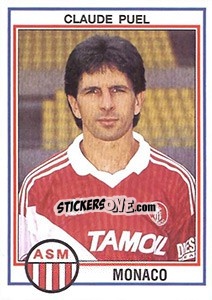 Cromo Claude Puel - FOOT 1992-1993 - Panini