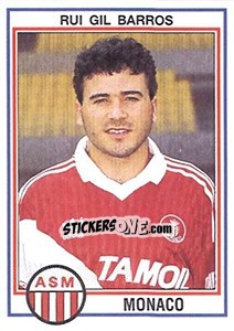 Sticker Rui Gil Barros - FOOT 1992-1993 n. 138 - Panini