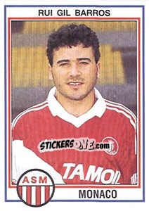 Sticker Rui Gil Barros - FOOT 1992-1993 - Panini