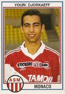 Sticker Youri Djorkaeff - FOOT 1992-1993 n. 140 - Panini