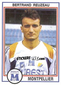 Sticker Bertrand Reauzeau - FOOT 1992-1993 n. 142 - Panini