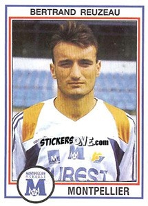 Sticker Bertrand Reauzeau - FOOT 1992-1993 - Panini