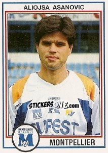 Cromo Aliojsa Asanovic - FOOT 1992-1993 - Panini