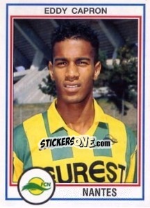 Sticker Eddy Capron - FOOT 1992-1993 - Panini