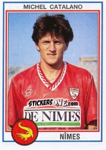 Figurina Michel Catalano - FOOT 1992-1993 - Panini