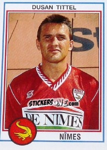 Sticker Dusan Tittel - FOOT 1992-1993 - Panini