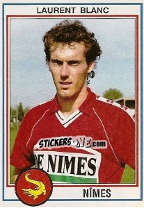 Sticker Laurent Blanc - FOOT 1992-1993 n. 175 - Panini